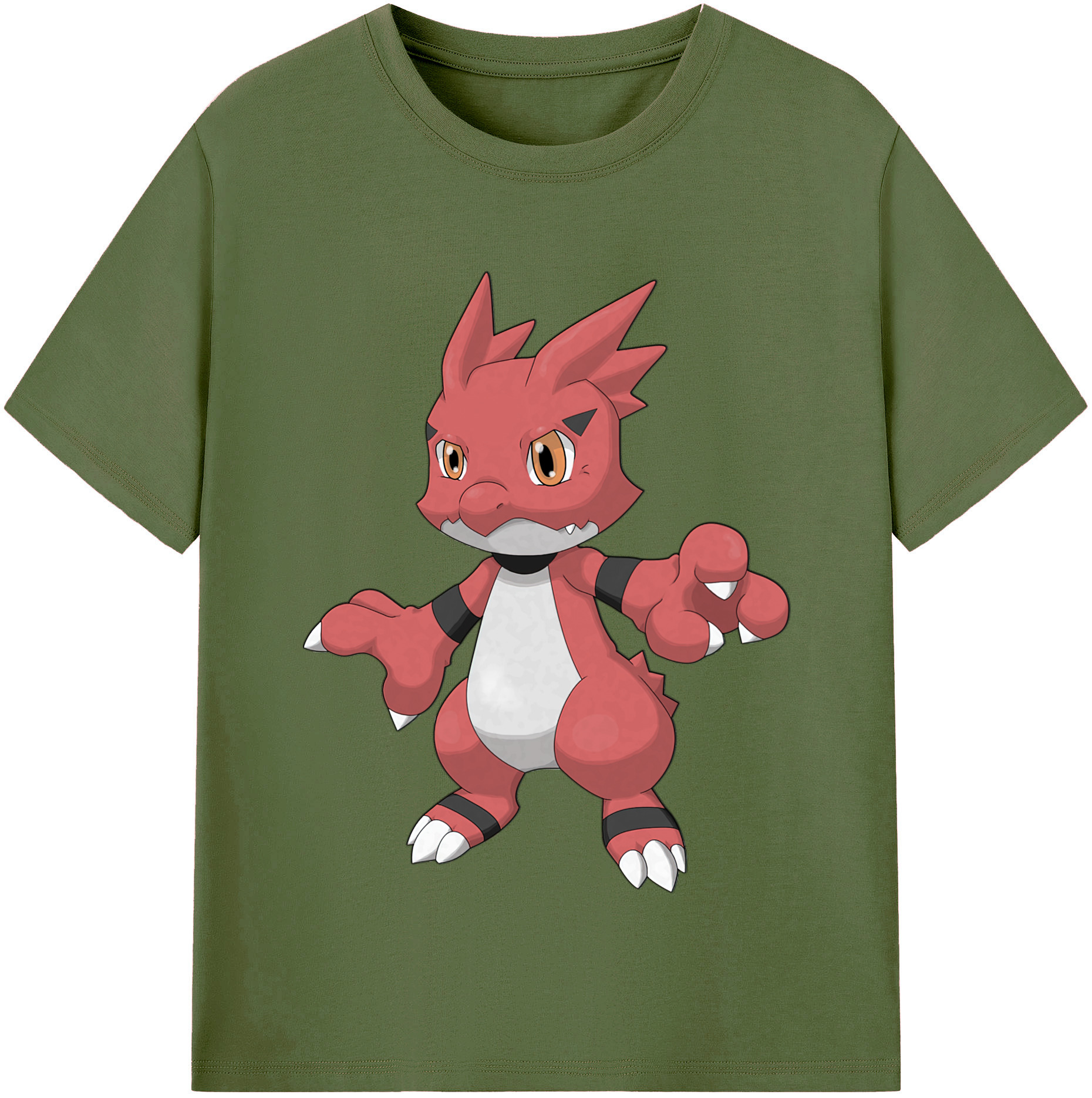 （画像用） Digimon デジタルモンスター/デジモン 綿100％半袖Tシャツ（フロントプリント）